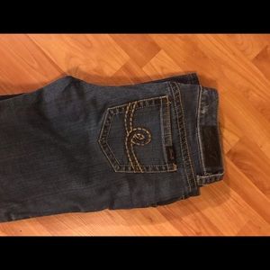 Se7en designer distressed jeans size 12